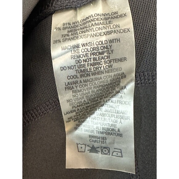 Calvin Klein Performance Wick Black and Camo Leggings Size Small Nylon Spandex - Picture 7 of 7